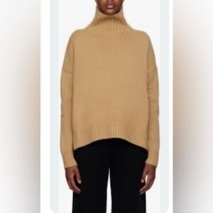 Max Mara Camel Turtleneck Sweater